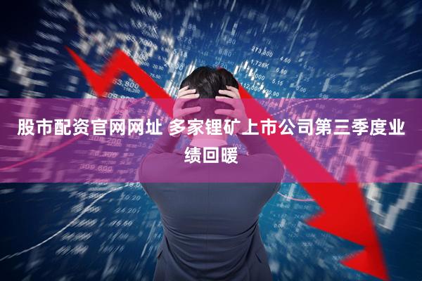 股市配资官网网址 多家锂矿上市公司第三季度业绩回暖